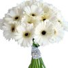 Букет «Белый блеск» хризантемы