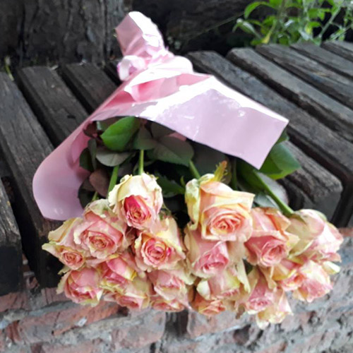 букет нежно-розовых роз в Николаеве фото